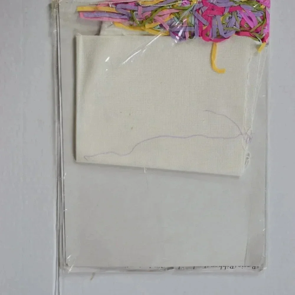 Vtg Ribbon Embroidery  Kit - Picture 4 of 6